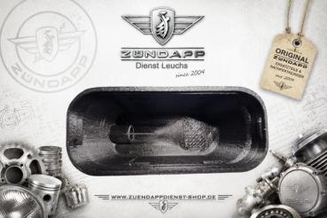Zündapp Luftfilterdeckel 530-​10.135 20mm Durchlass für KS 50 80 Typ 530 - Strukturiert